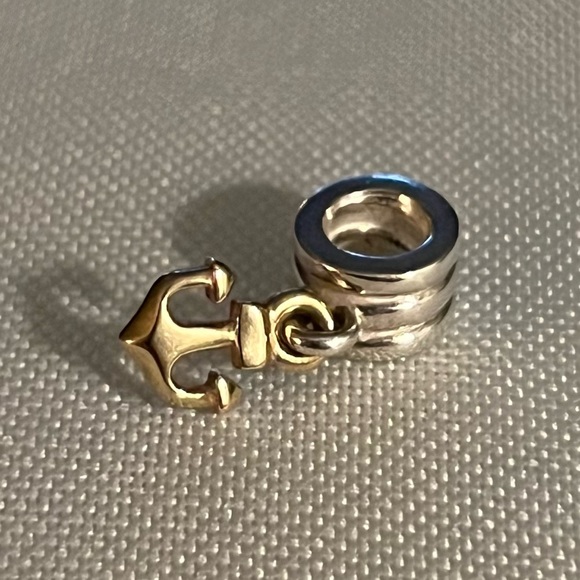 PANDORA “GOLD ANCHOR” CHARM - Picture 3 of 5